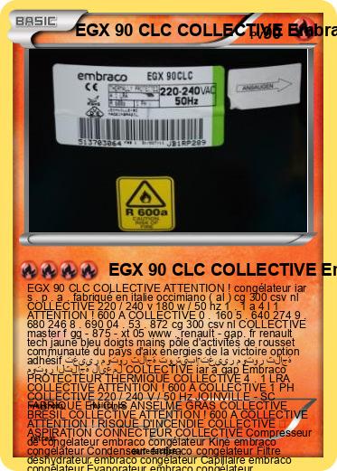 Pokemon EGX 90 CLC COLLECTIVE Embraco
