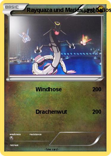 Pokemon Rayquaza und Marias und Latios