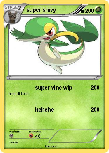 Pokemon super snivy