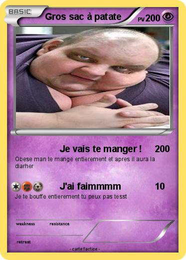 Pokemon Gros sac à patate