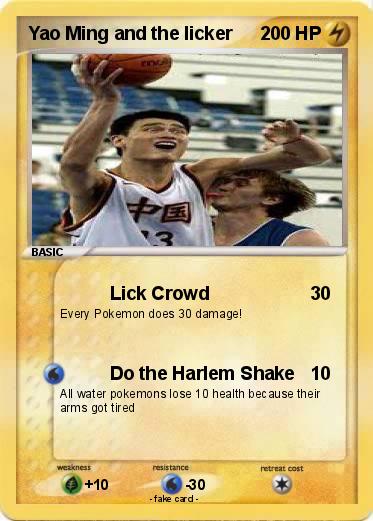 Pokemon Yao Ming and the licker