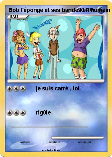 Pokemon Bob l'éponge et ses bandes en humain