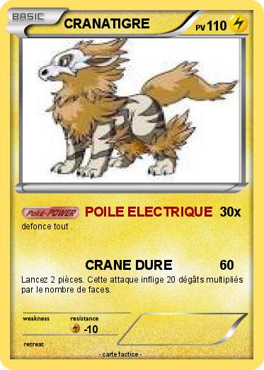 Pokemon CRANATIGRE
