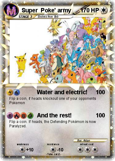 Pokemon Super  Poke' army