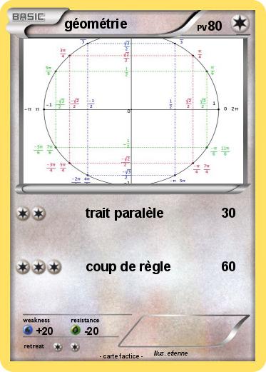 Pokemon géométrie