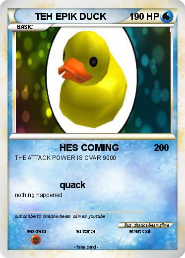 Pokemon TEH EPIK DUCK