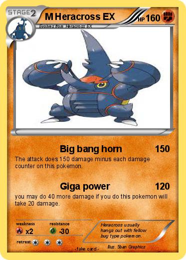 Pokemon M Heracross EX