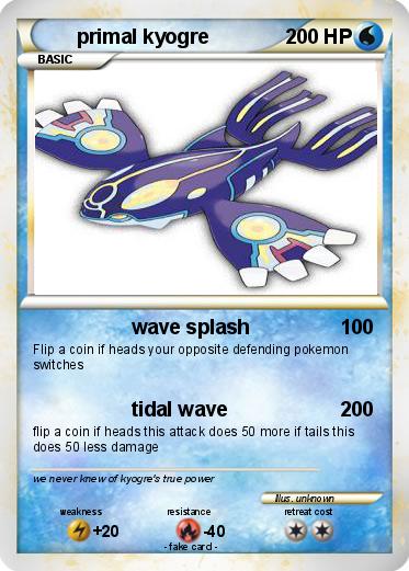 Pokemon primal kyogre