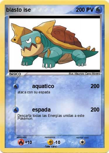 Pokemon blasto ise