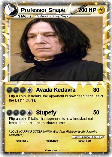 Pokemon Professor Snape