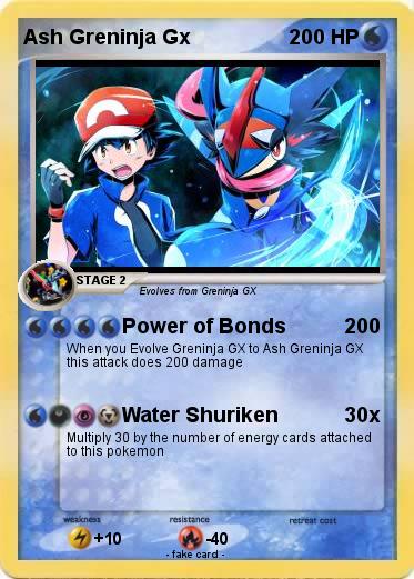 Pokemon Ash Greninja Gx