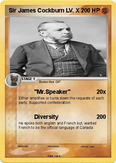Pokemon Sir James Cockburn LV. X 2