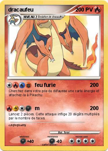 Pokemon dracaufeu