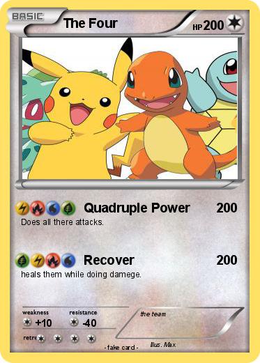 Pokemon The Four
