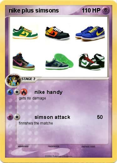 Pokemon nike plus simsons