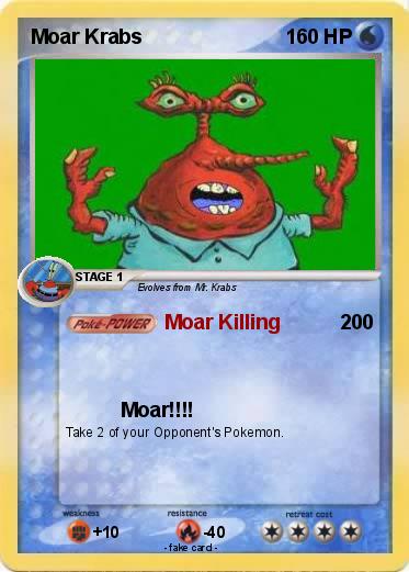 Pokemon Moar Krabs