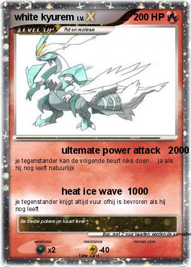 Pokemon white kyurem