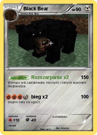Pokemon Black Bear