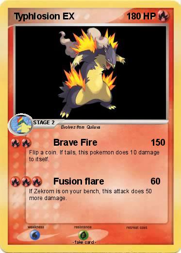 Pokemon Typhlosion EX