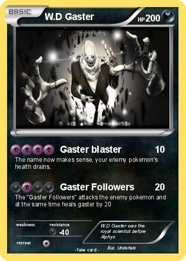 Pokemon W.D Gaster