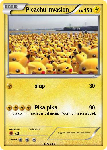 Pokemon Picachu invasion
