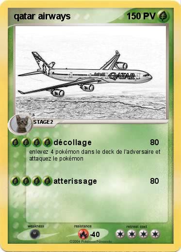 Pokemon qatar airways