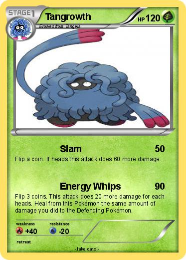 Pokémon Tangrowth 36 36 - Slam - My Pokemon Card