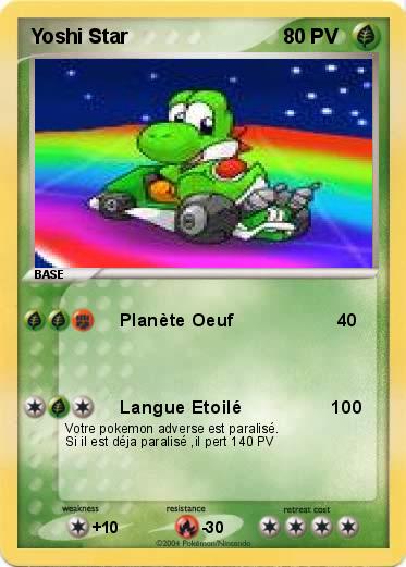 Pokemon Yoshi Star