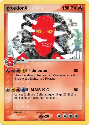 Pokemon groudonX