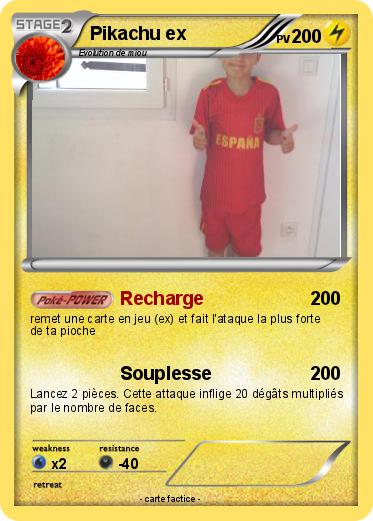 Pokemon Pikachu ex
