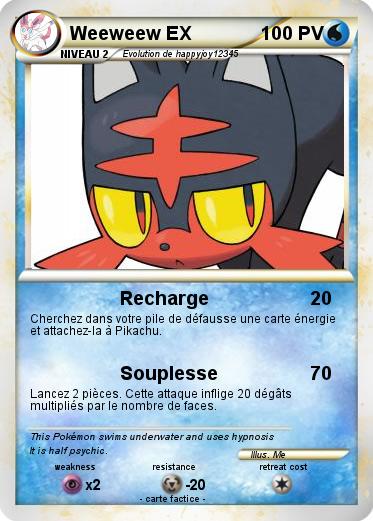 Pokemon Weeweew EX