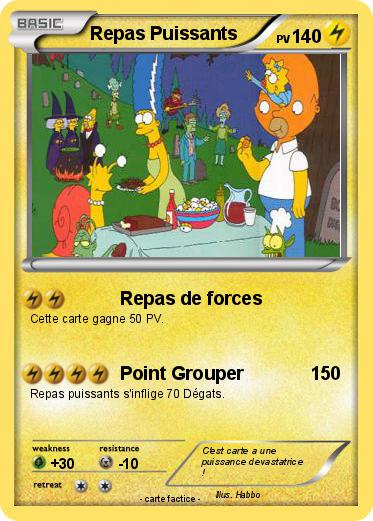 Pokemon Repas Puissants