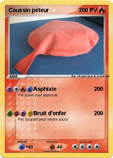 Pokemon Coussin péteur