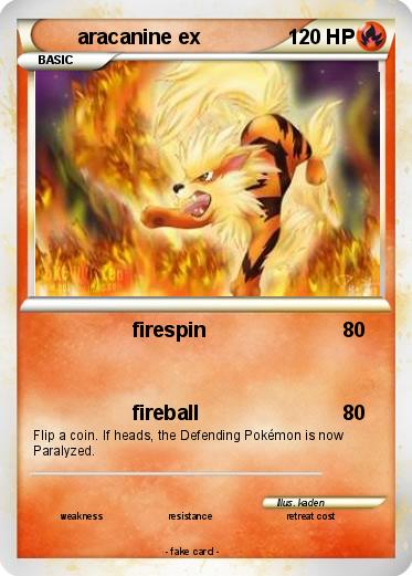 Pokemon aracanine ex