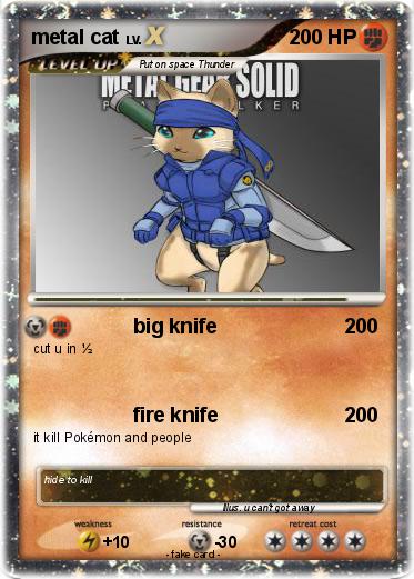 Pokemon metal cat