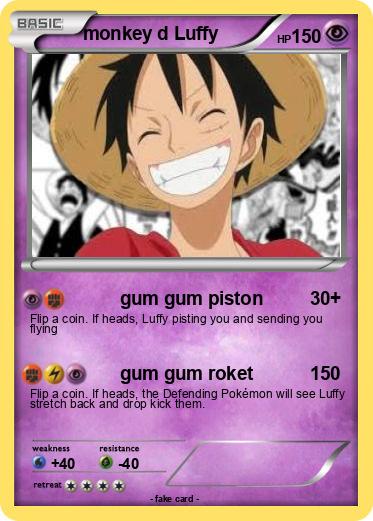 Pokemon monkey d Luffy