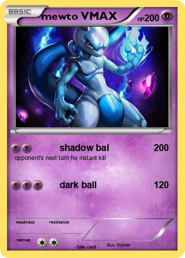 Pokemon mewto VMAX