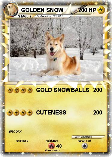 Pokemon GOLDEN SNOW