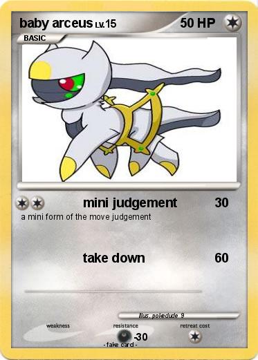 Pokemon baby arceus