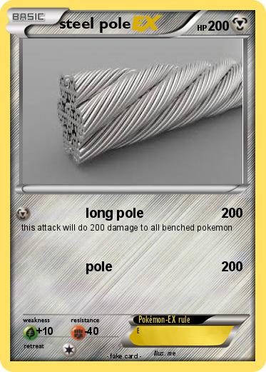 Pokemon steel pole