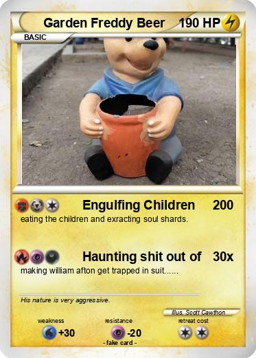 Pokemon Garden Freddy Beer