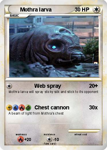 Pokemon Mothra larva