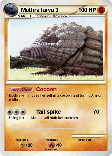 Pokemon Mothra larva 3