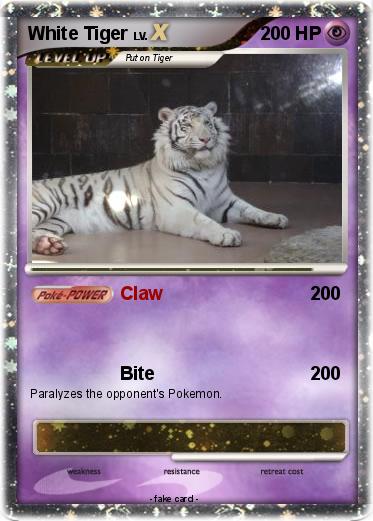 Pokemon White Tiger
