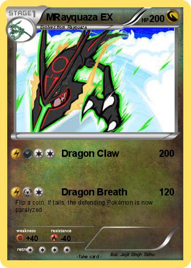 Pokemon MRayquaza EX
