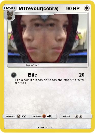 Pokemon MTrevour(cobra)