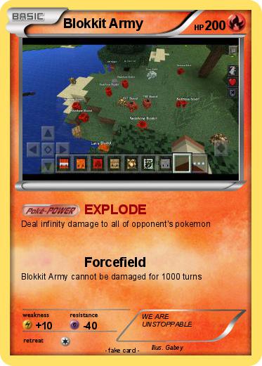 Pokemon Blokkit Army