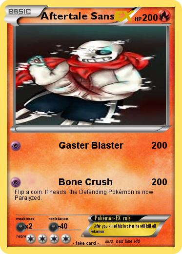 Pokemon Aftertale Sans