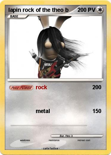 Pokemon lapin rock of the theo b
