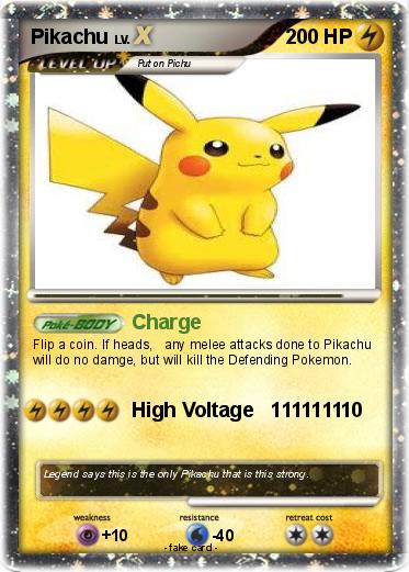 Pokemon Pikachu